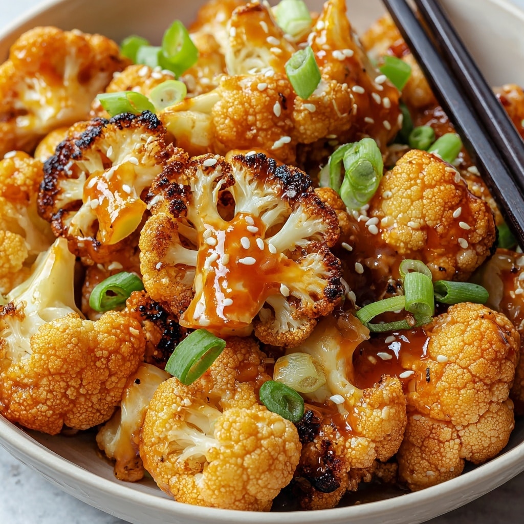 Sweet and Spicy Baked Cauliflower Recipe - Recipe Image