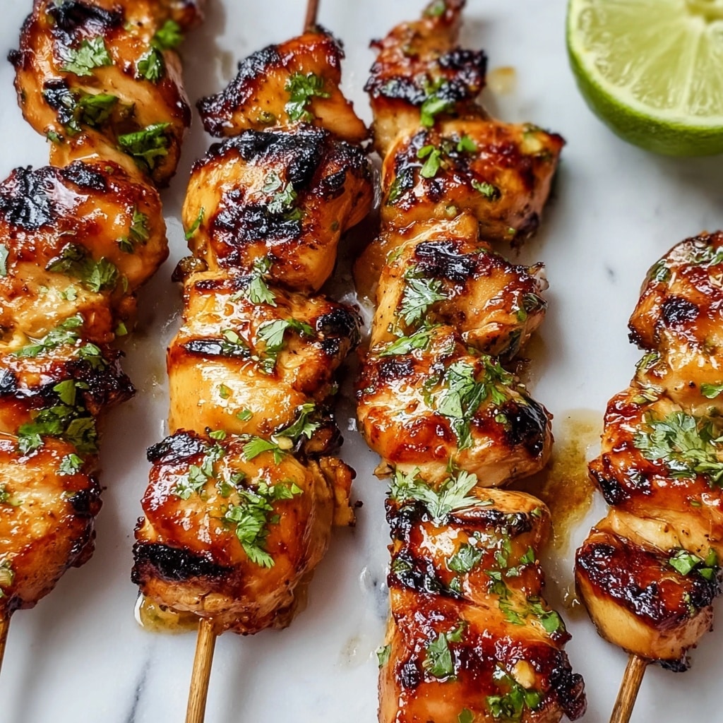 Sizzling Honey Lime Chicken Skewers Recipe - Recipe Image