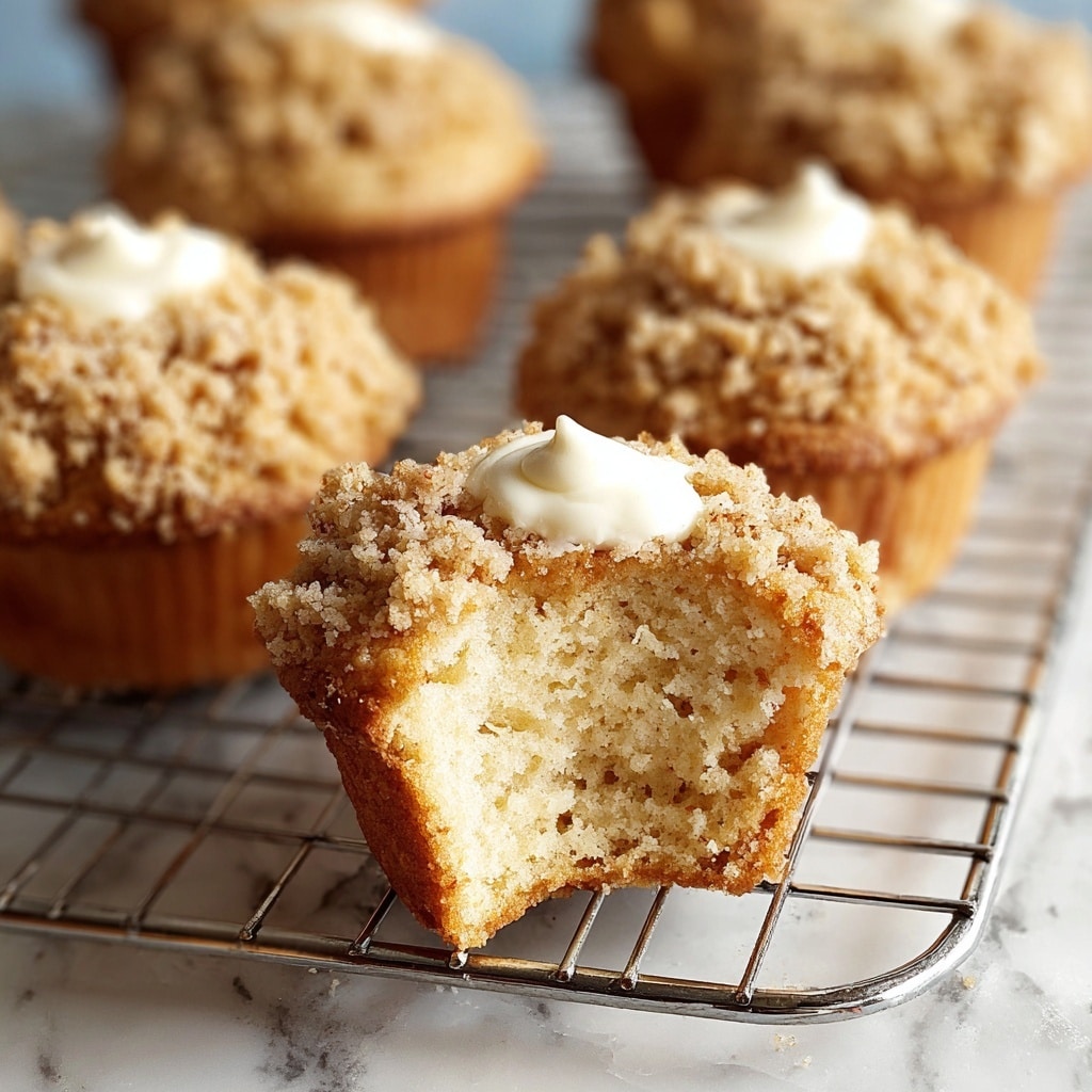 Coffee Cake Greek Yogurt Muffins Recipe - Recipe Image