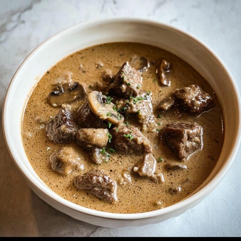 Keto Beef and Mushroom Soup Recipe