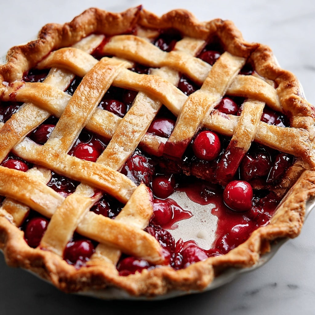 Homemade Cherry Pie Recipe - Recipe Image