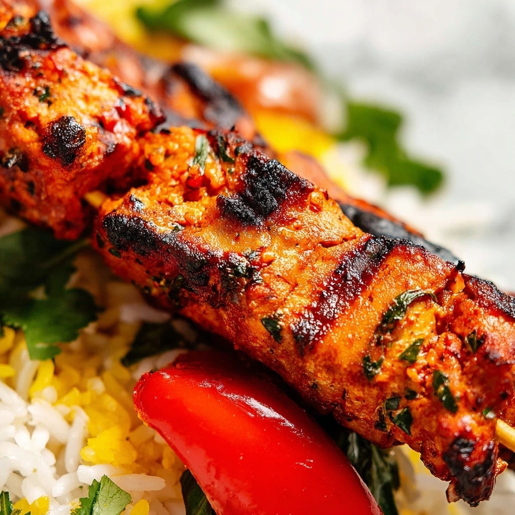 Grilled Chicken Adana Kebabs Recipe - Recipe Image