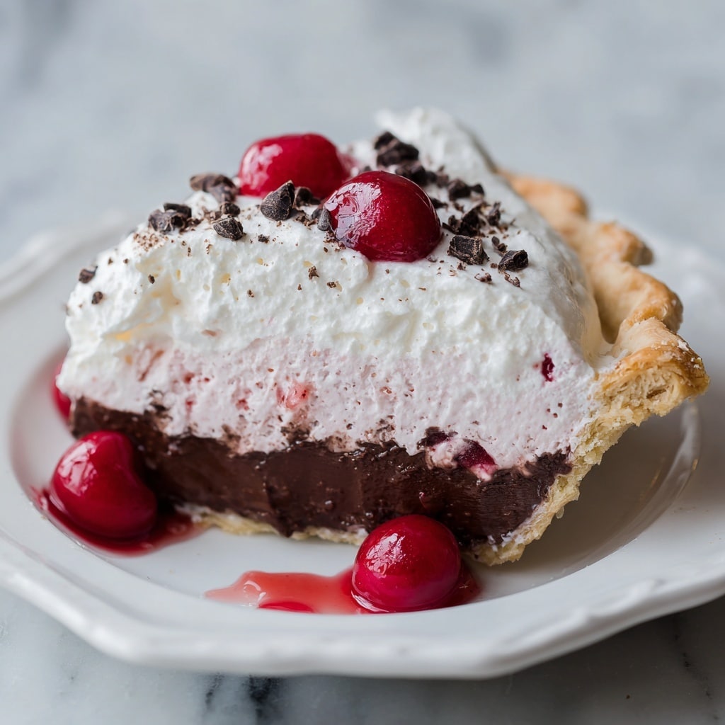 Chocolate Cherry Pie Recipe - Recipe Image