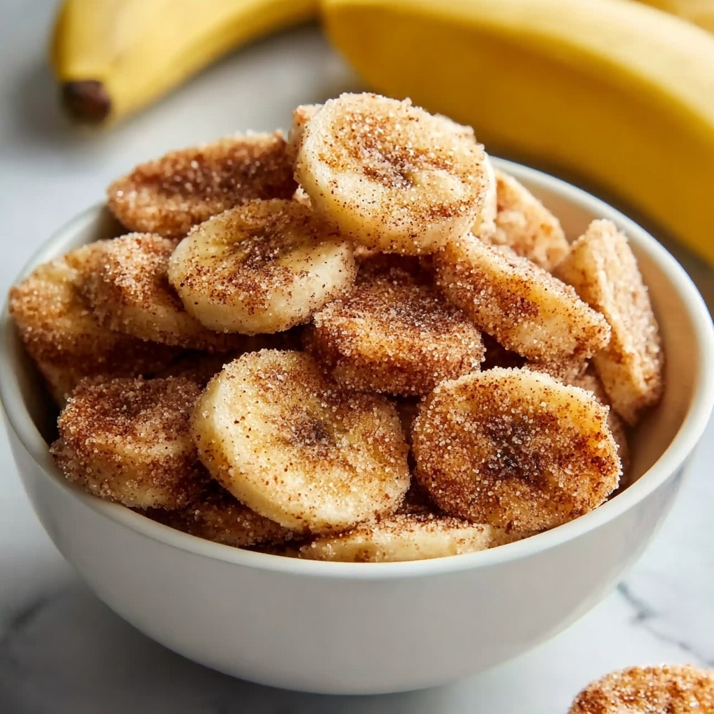 Cinnamon-Sugar Air Fryer Banana Chips Recipe - Recipe Image