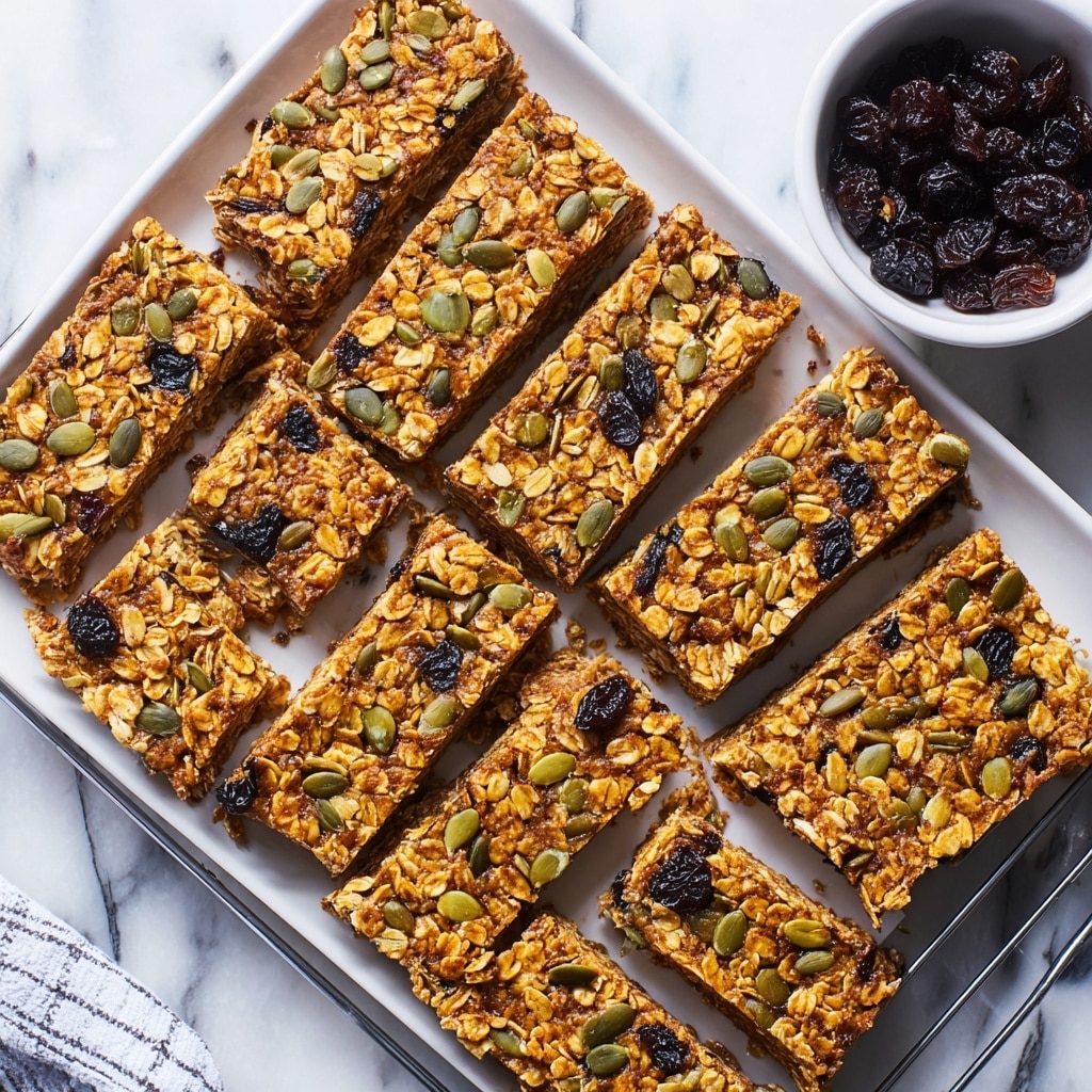 Easy Banana Bread Granola Bars Recipe - Recipe Image