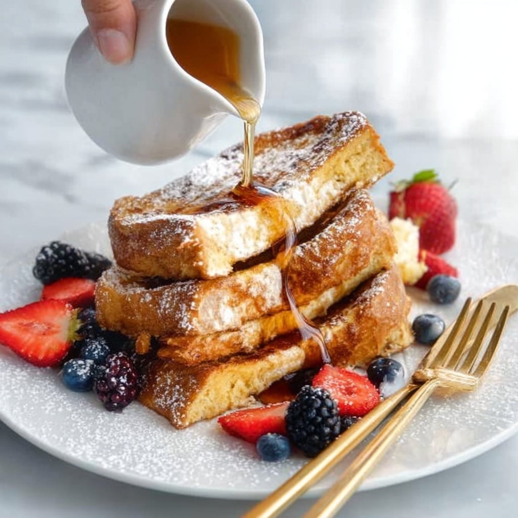 Churro-Stuffed French Toast with Cinnamon Sugar Recipe - Recipe Image