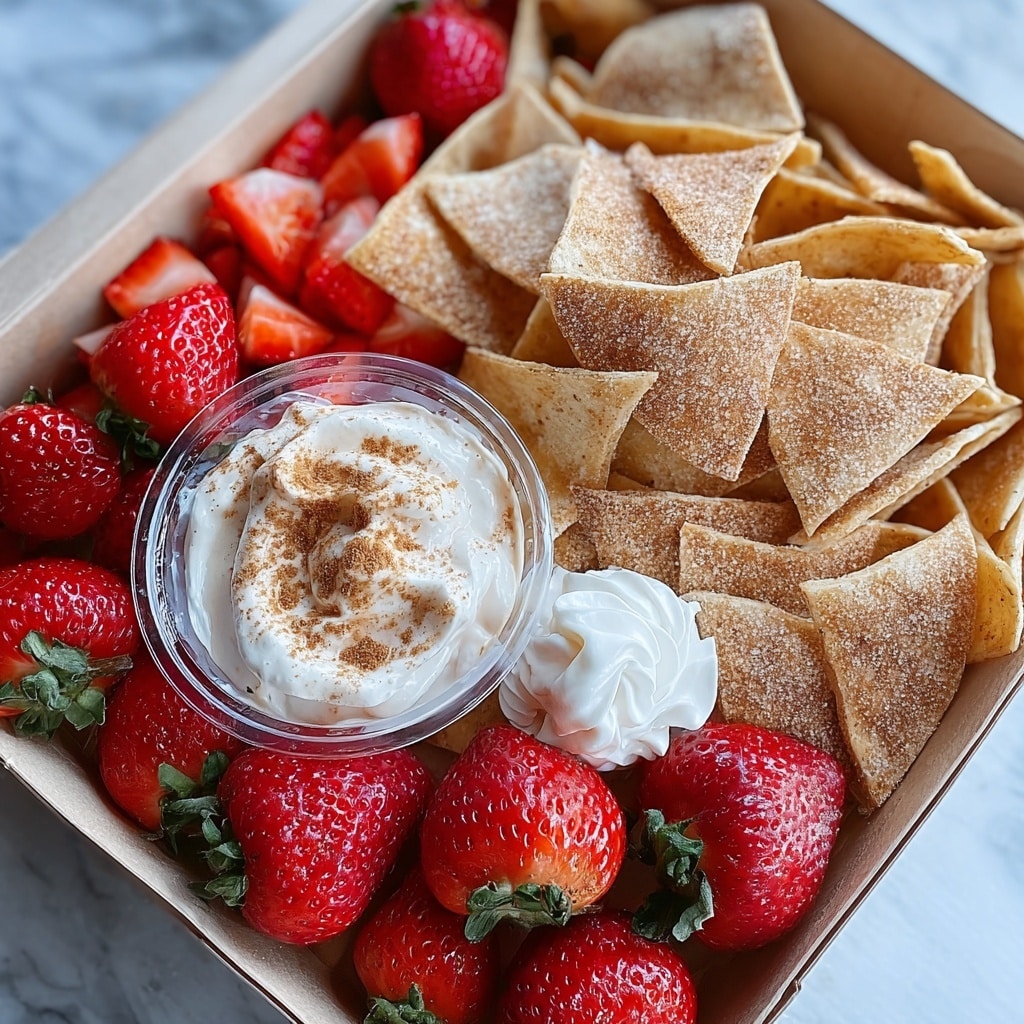 Strawberry Cheesecake Nachos Recipe - Recipe Image