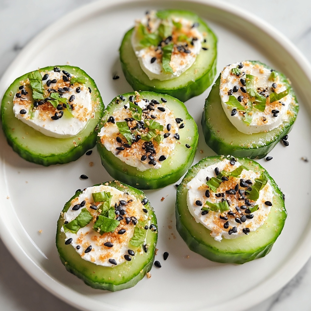 Everything Bagel Cucumber Bites Recipe - Recipe Image
