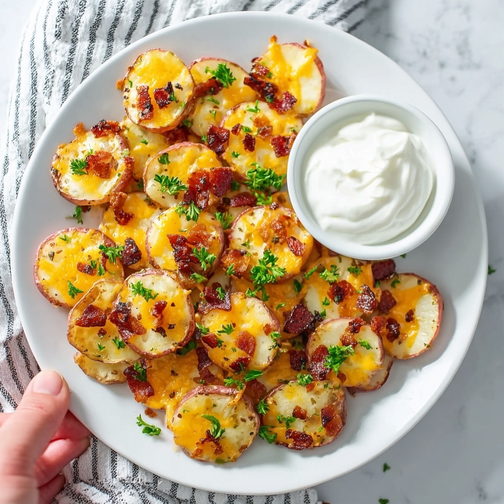 Cheesy Bacon Potato Rounds Recipe - Recipe Image
