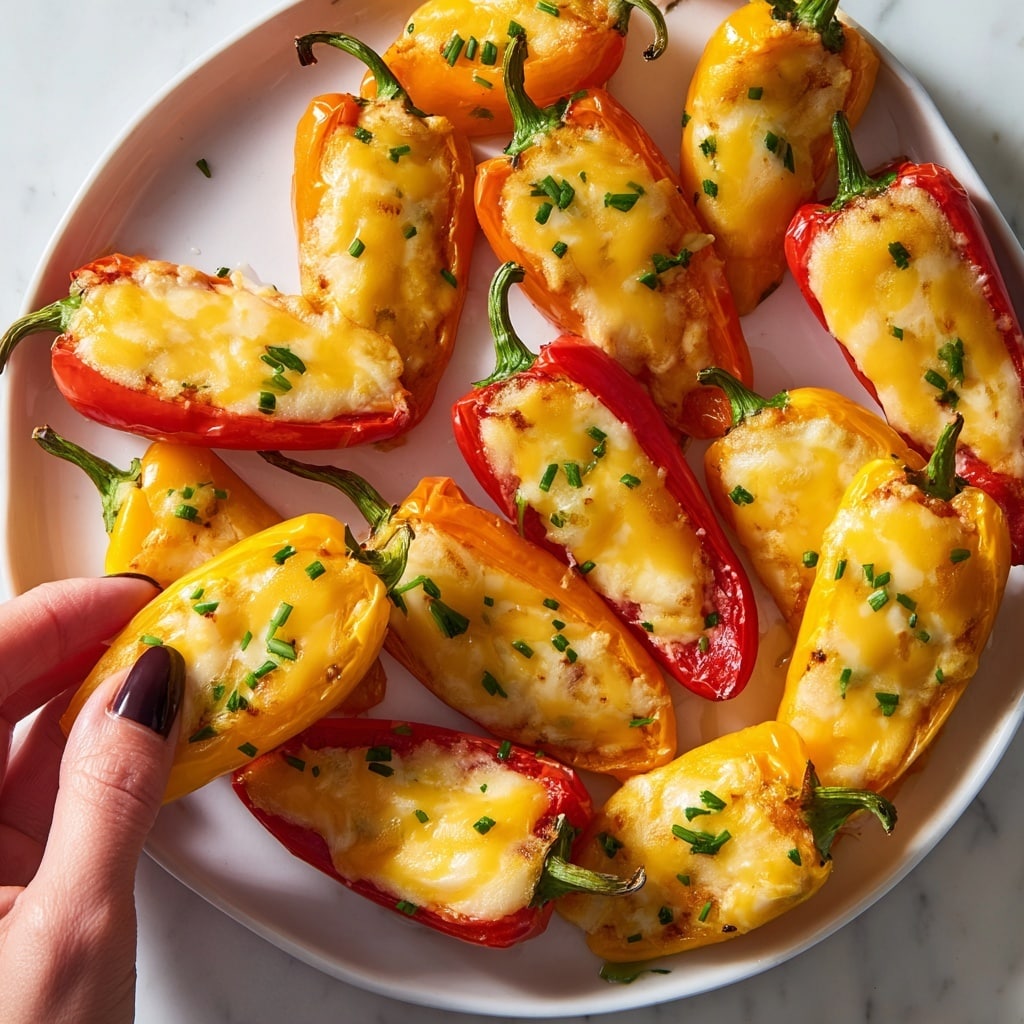 Pimento Cheese-Stuffed Mini Peppers Recipe - Recipe Image