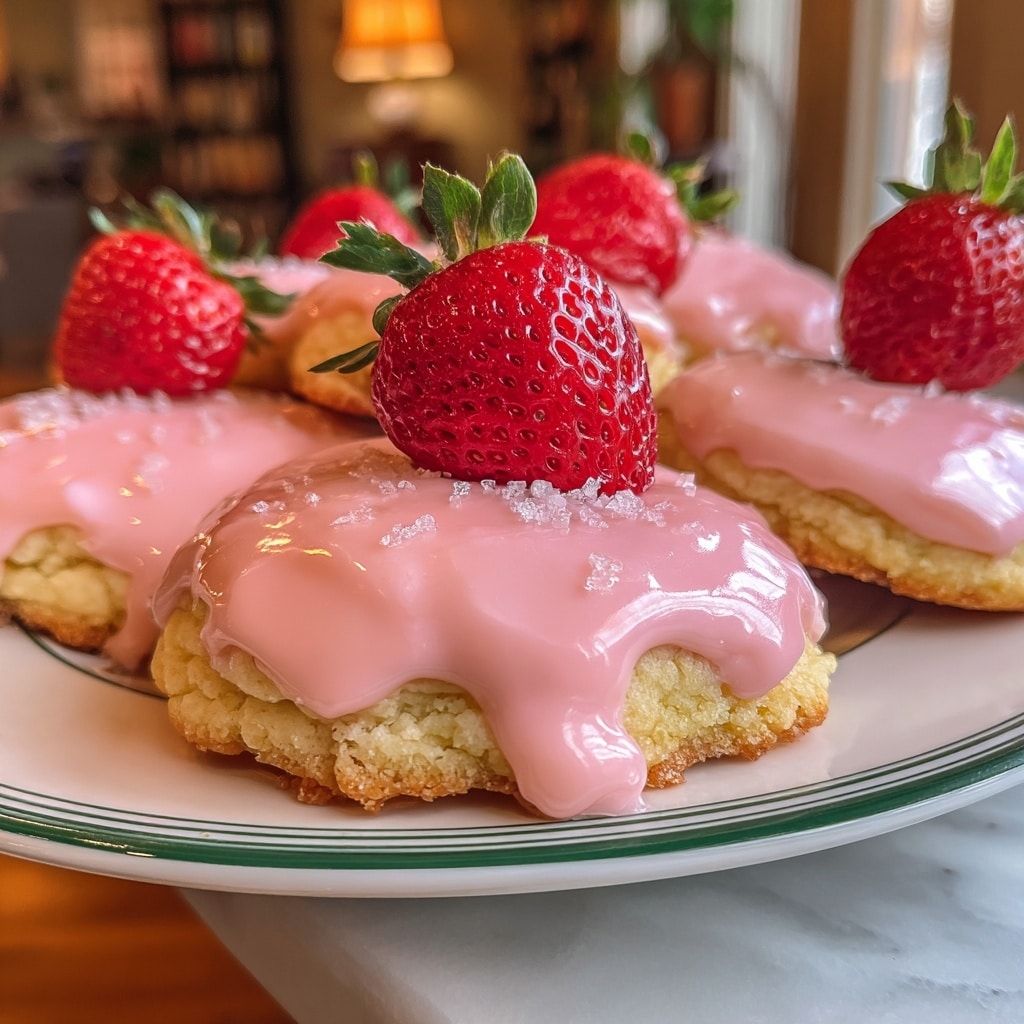 Strawberry Sugar Cookies Recipe - Recipe Image