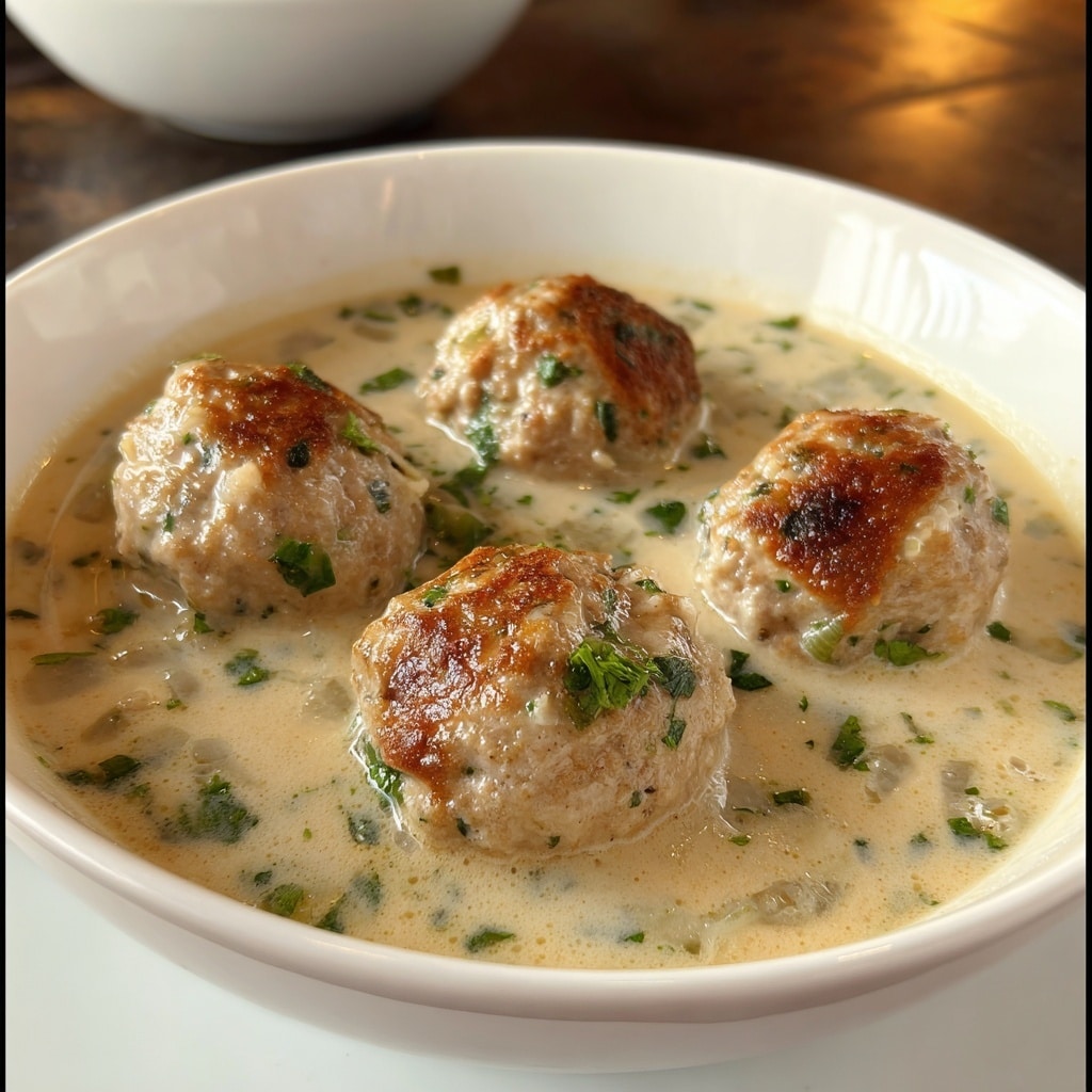 Mini Turkey Meatball Italian Wedding Soup Recipe - Recipe Image
