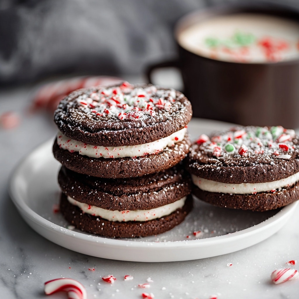 Peppermint Hot Chocolate Cookies Recipe