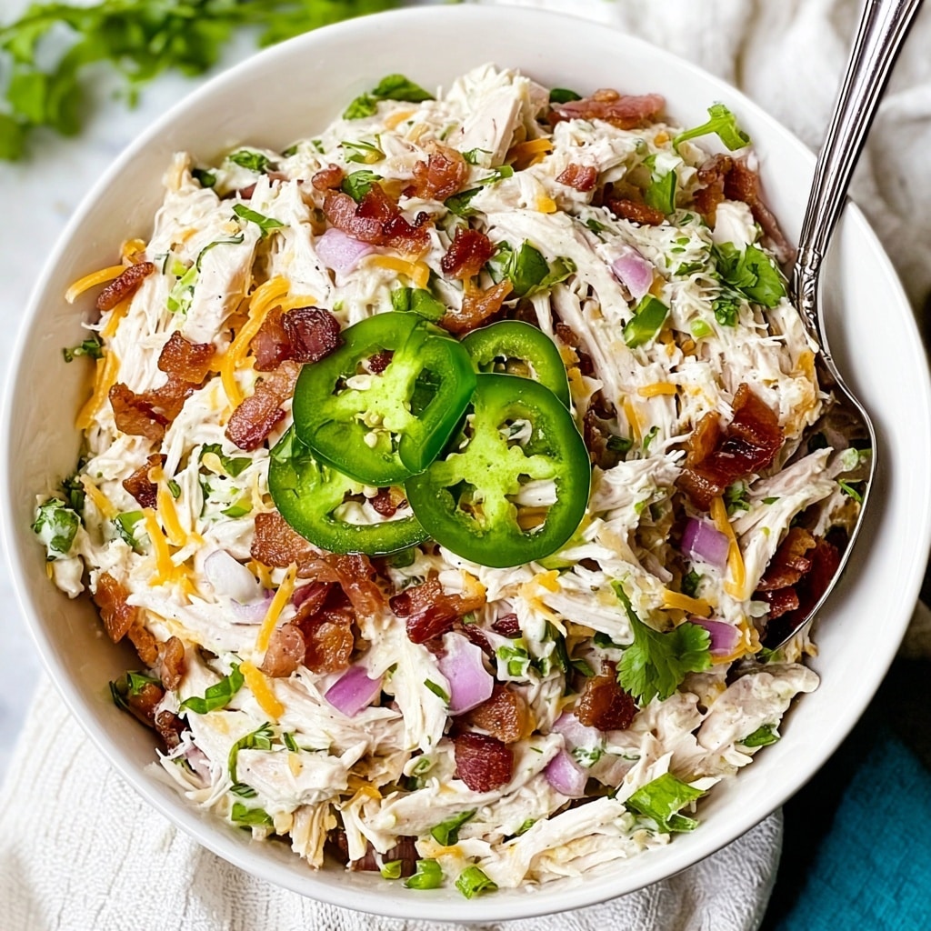 Jalapeno Popper Chicken Salad Recipe