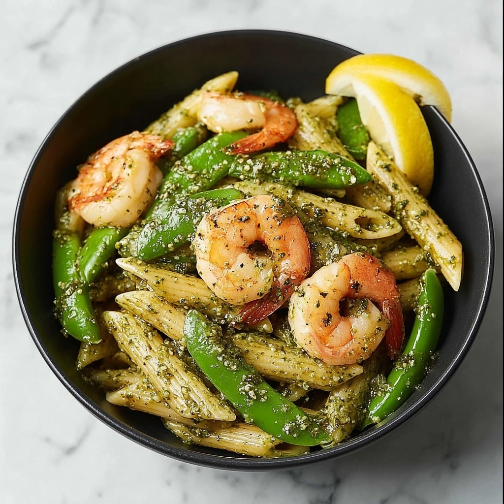 Shrimp Pesto Penne Recipe