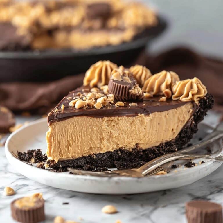 Peanut Butter Cup Chocolate Pie Recipe
