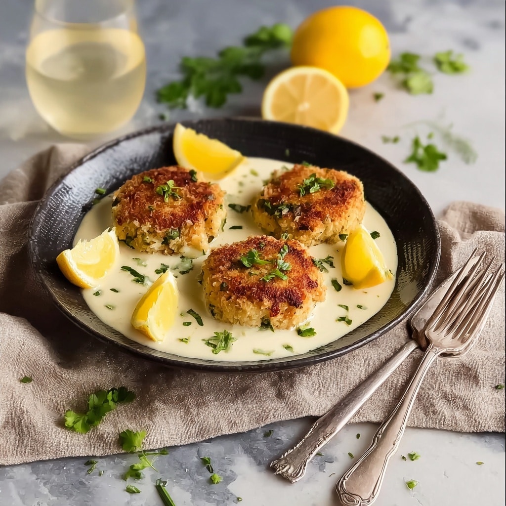 Easy Chickpea Patties with Lemon Garlic Aioli Recipe