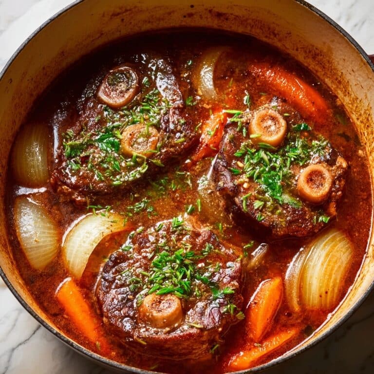 Braised Beef Shank with Red Wine and Aromatic Herbs Recipe