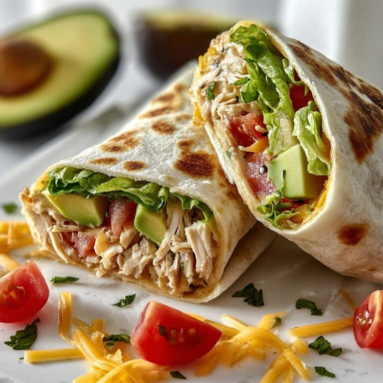 Chicken Avocado Ranch Burritos Recipe
