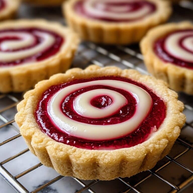 Raspberry Swirl Shortbread Cookies Recipe