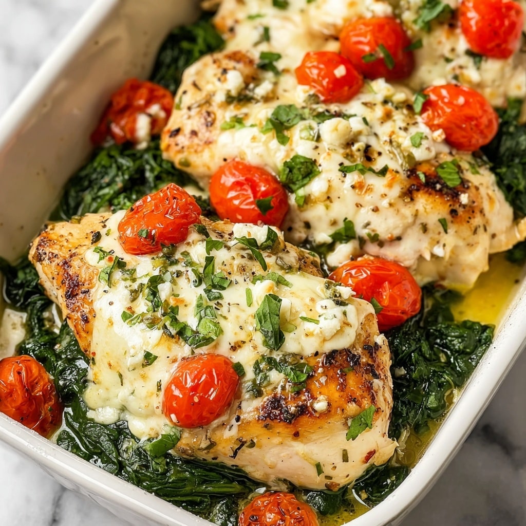 Low Carb Chicken with Spinach and Goat Cheese Recipe