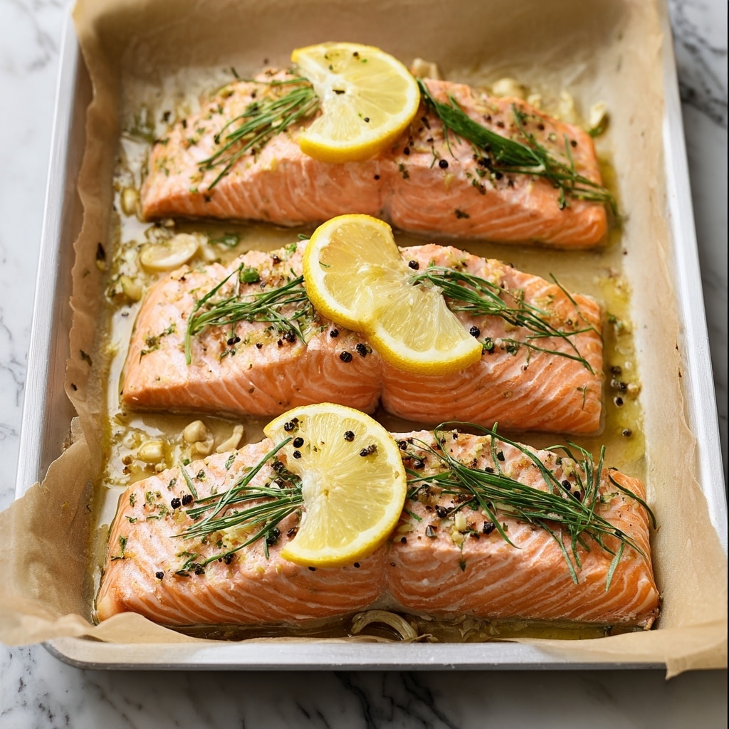 Salmon with Lemon and Dill Recipe - Recipe Image