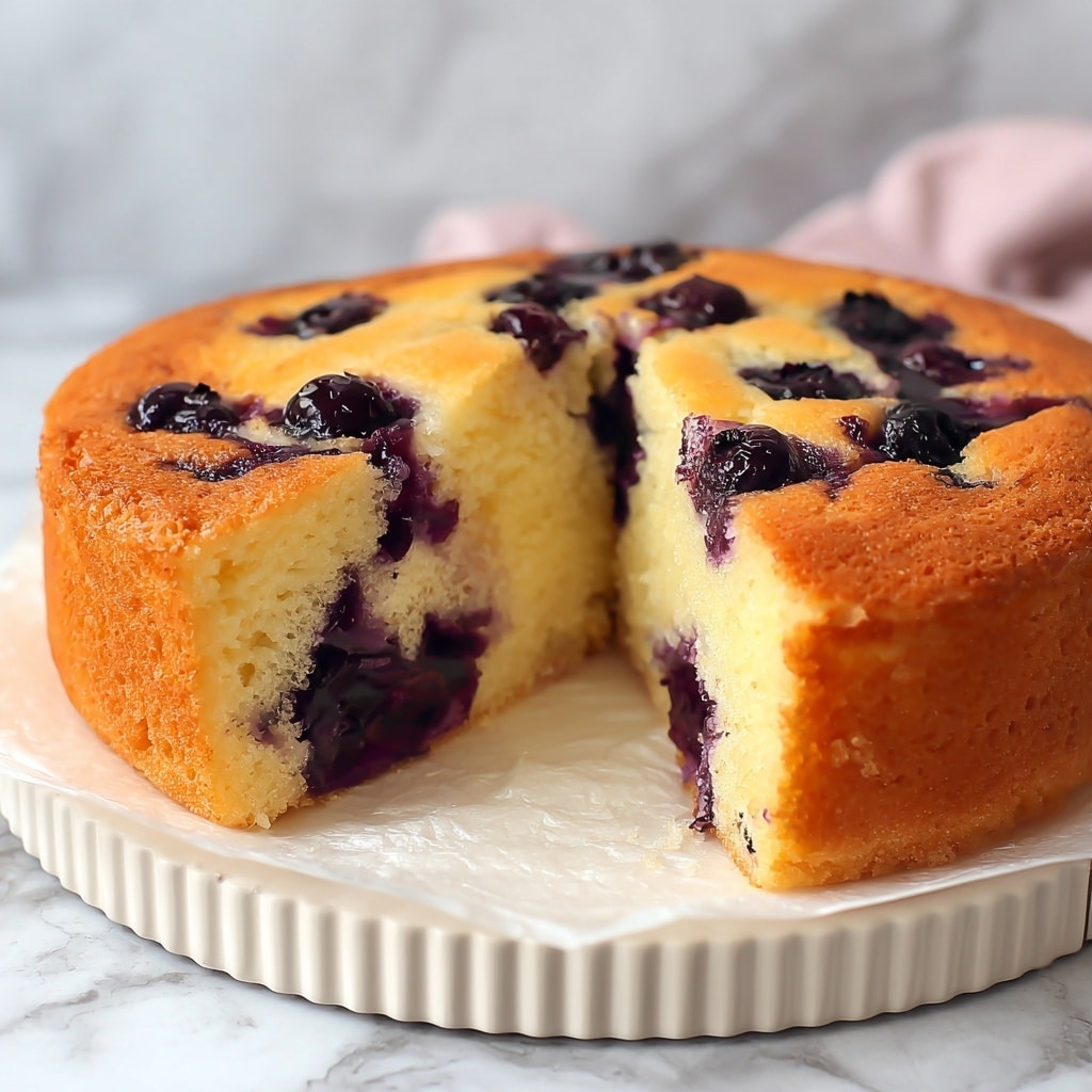 Air Fryer Blueberry Yogurt Cake Recipe