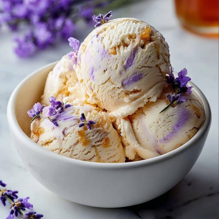 Honey Lavender Ice Cream Recipe