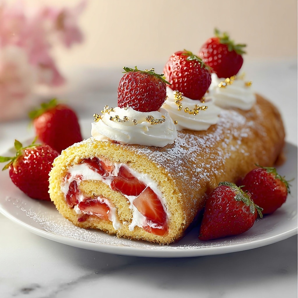 Strawberry Shortcake Roll Recipe