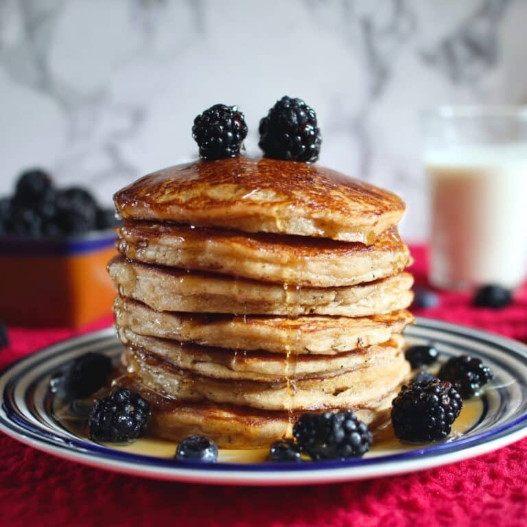 Healthy Banana Oatmeal Pancakes Recipe