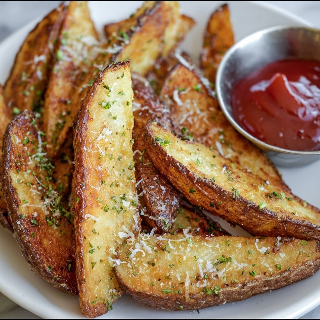 Crispy Baked Potato Wedges Recipe