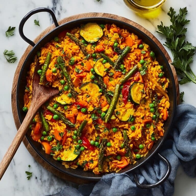 Crispy Vegetable Paella for Cozy Nights