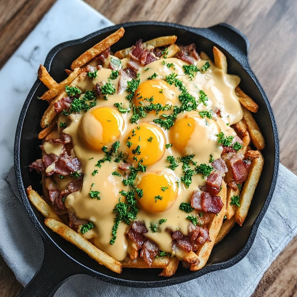 Decadent Breakfast Poutine with Dreamy Hollandaise