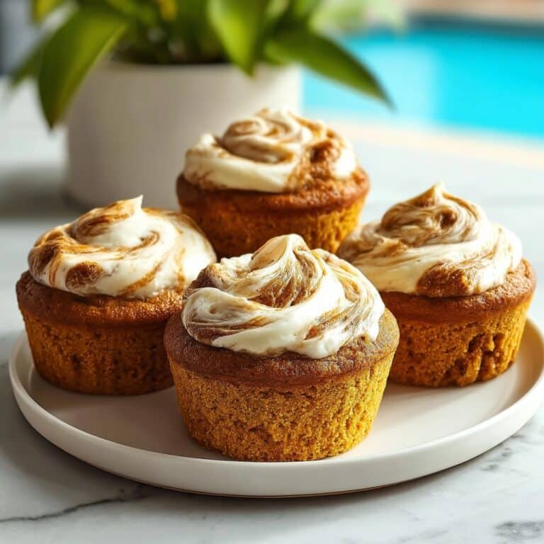 Fluffy Pumpkin Cream Cheese Swirl Muffins Recipe