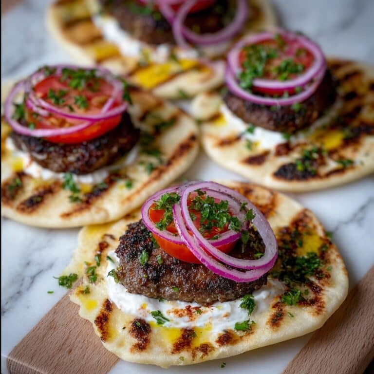 Juicy Oven-Baked Kebabs with Sumac Onions and Garlic Yoghurt Recipe