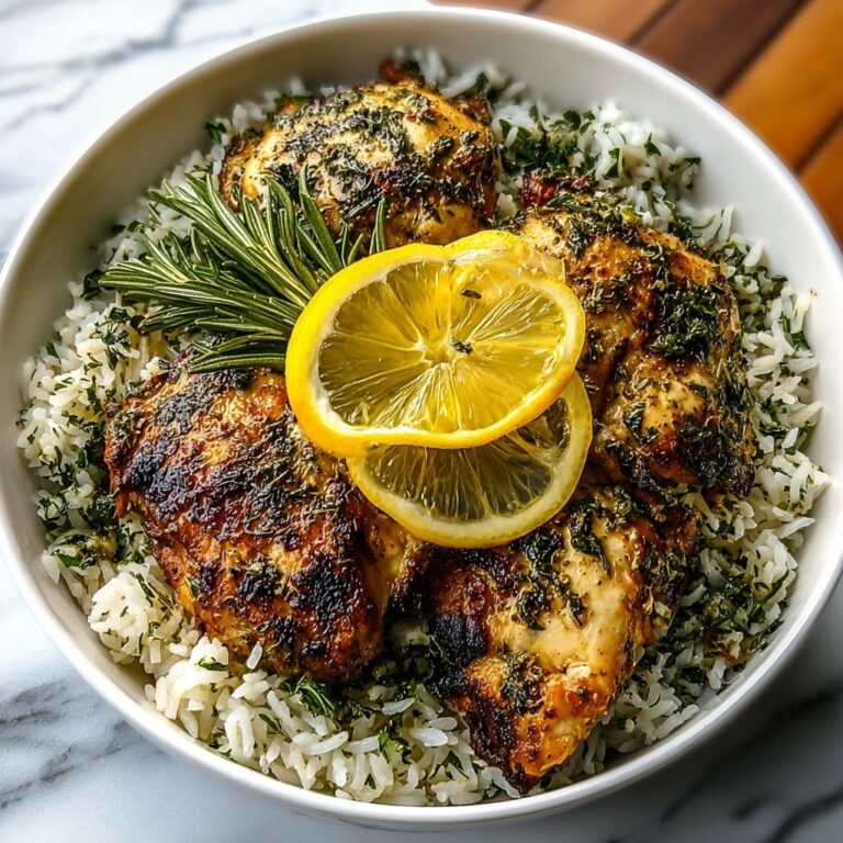 Lemon Herb Chicken and Rice Recipe