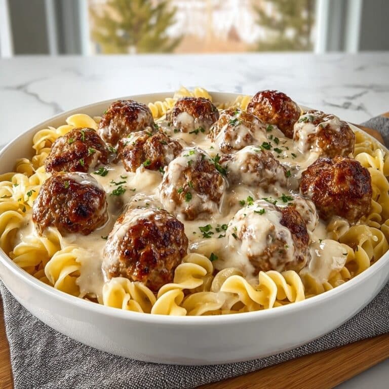 Swedish Meatball Pasta Bake Recipe