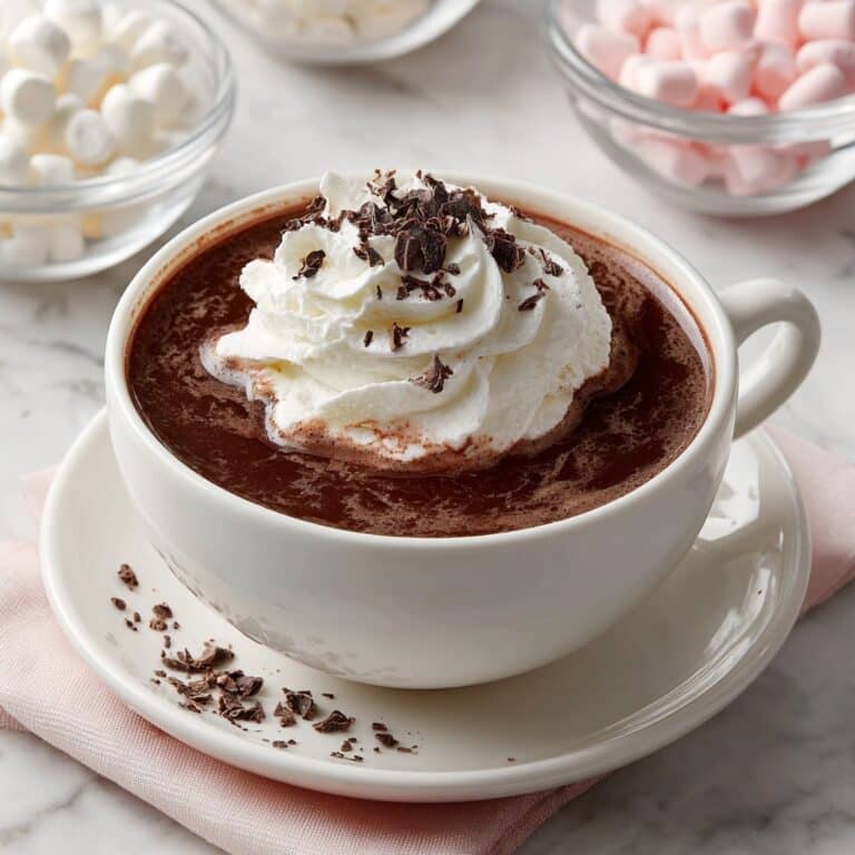 Rich Homemade Hot Chocolate Recipe