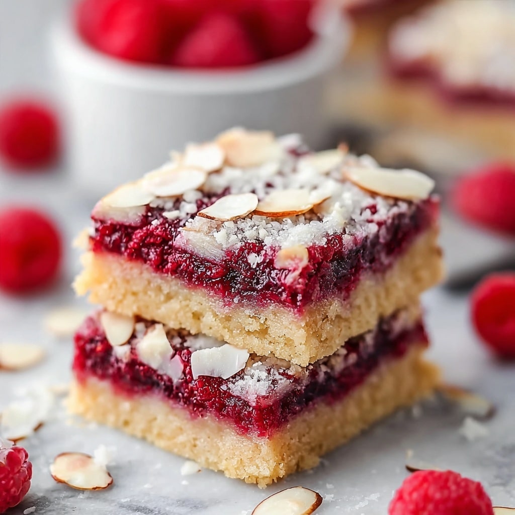 Sugar-Free Raspberry Coconut Bars for Guilt-Free Indulgence Recipe - Recipe Image