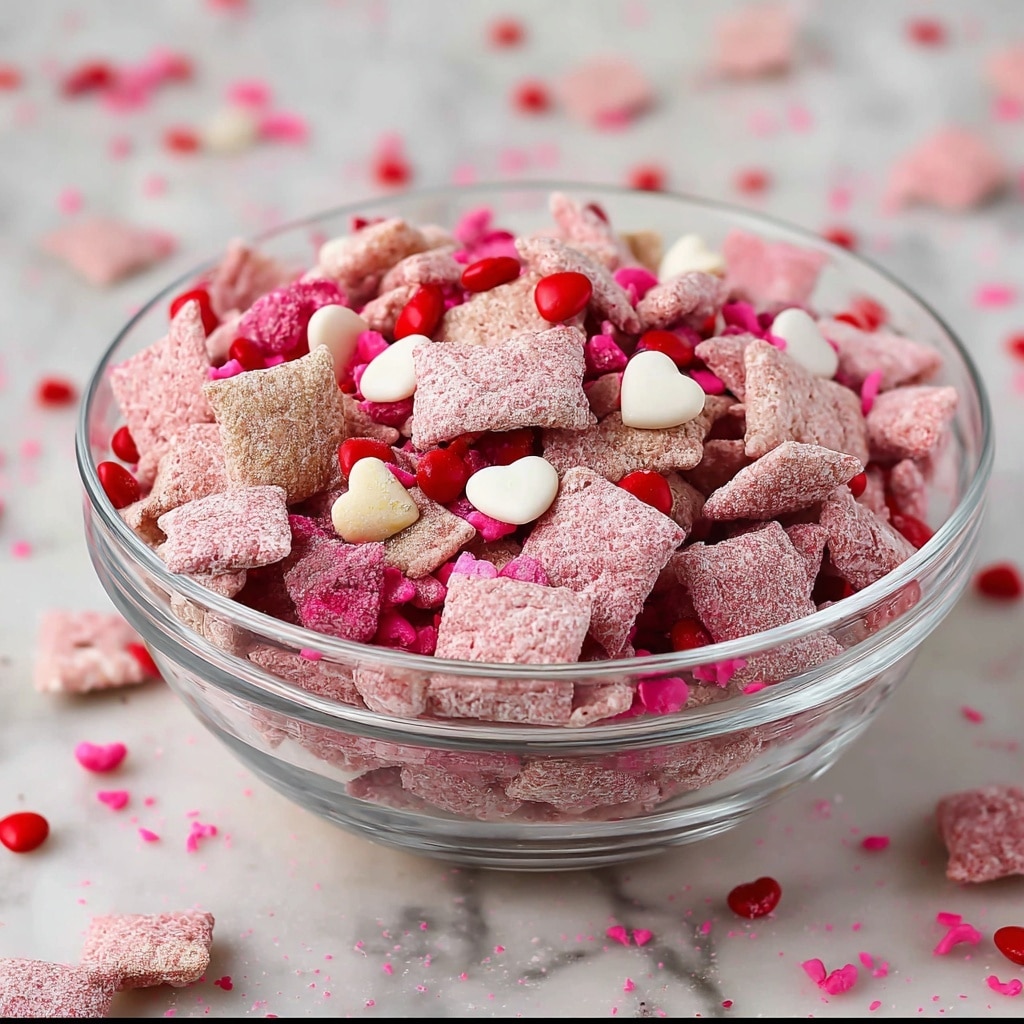 Strawberry White Chocolate Chex Mix Recipe - Recipe Image