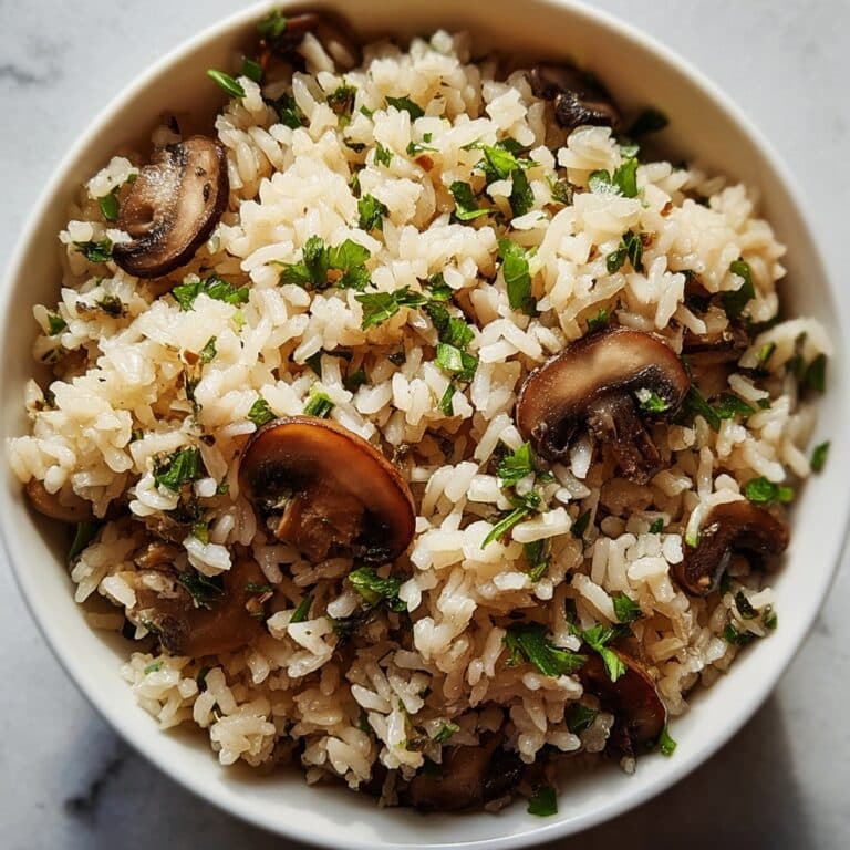Creamy Mushroom Rice Recipe