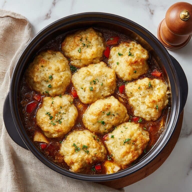 Slow Cooked Beef and Dumplings Recipe