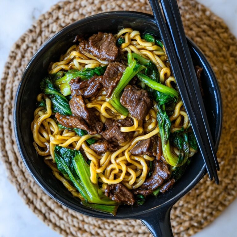 Black Pepper Beef Noodles Recipe