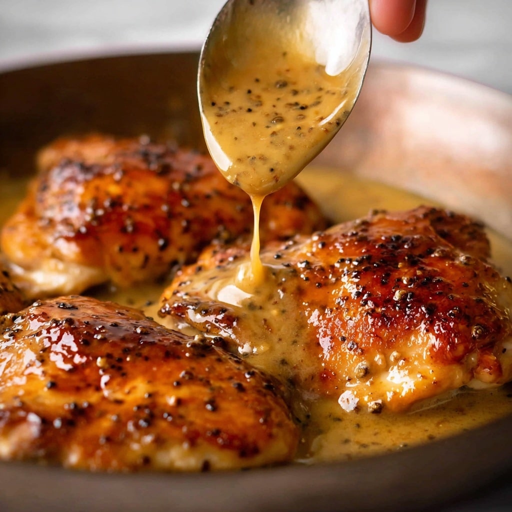 JB’s Chicken au Poivre with Creamy Peppercorn Sauce Recipe