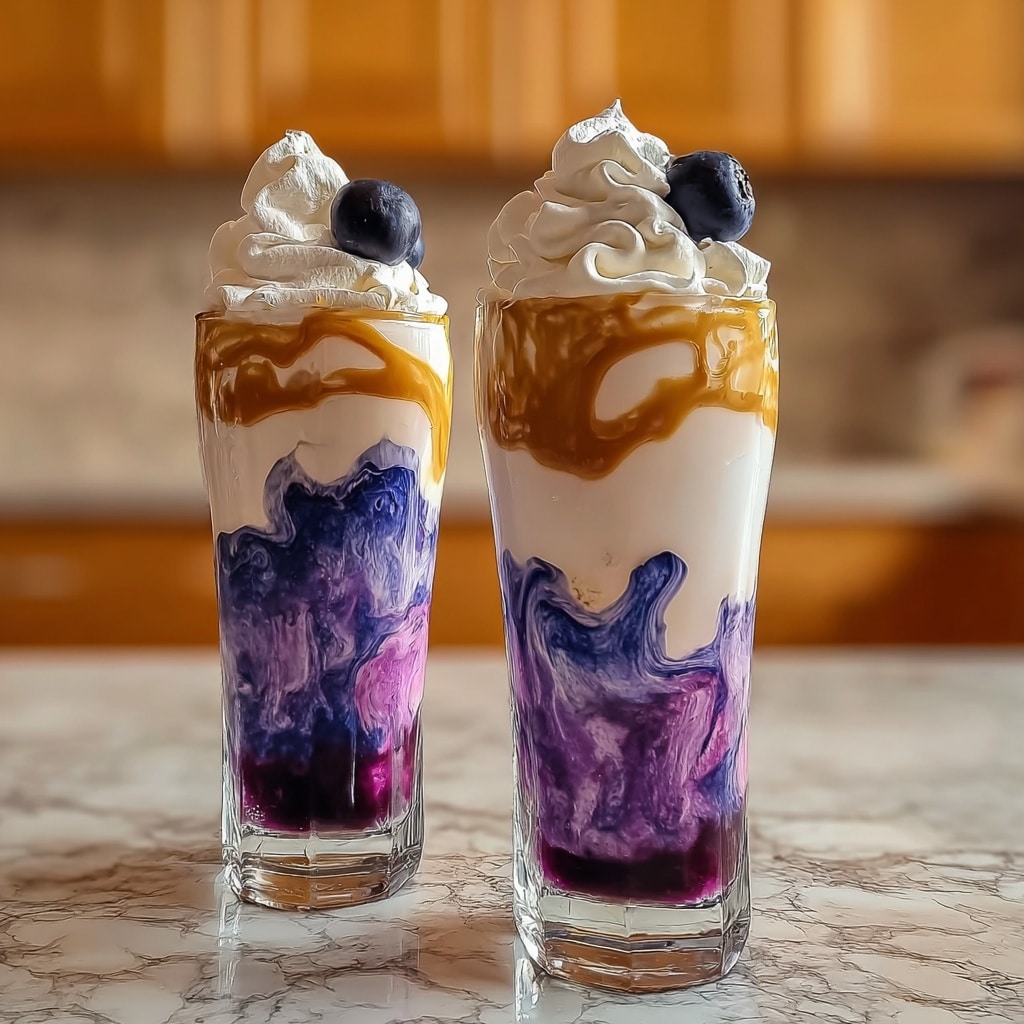 Blueberry Muffin Dirty Soda Recipe - Recipe Image