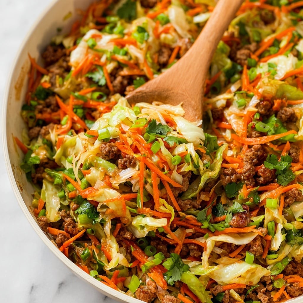 Ground Turkey Egg Roll Bowls Recipe