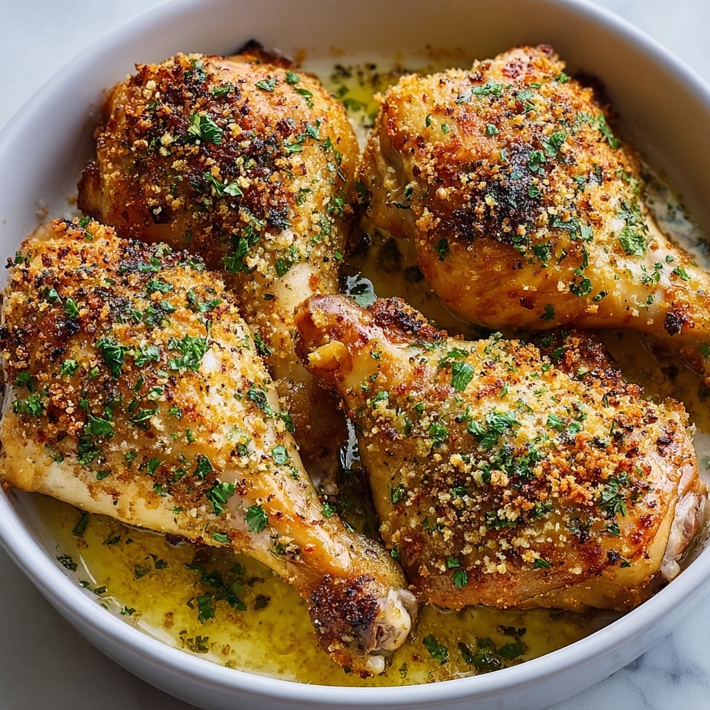 Garlic Parmesan Chicken Legs Recipe
