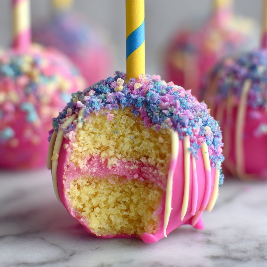 Colorful Candy Apples With Cotton Candy Recipe - Recipe Image