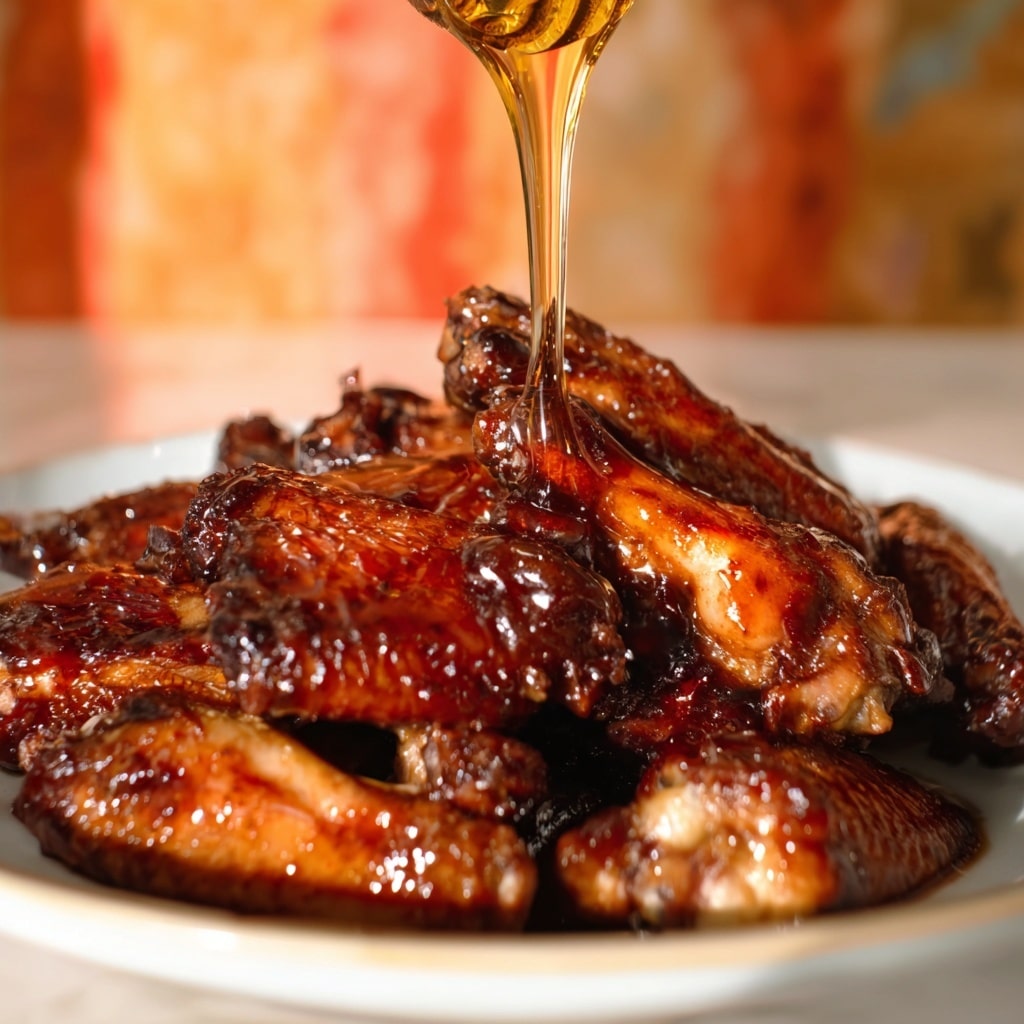 Hot Honey Peach Wings Recipe