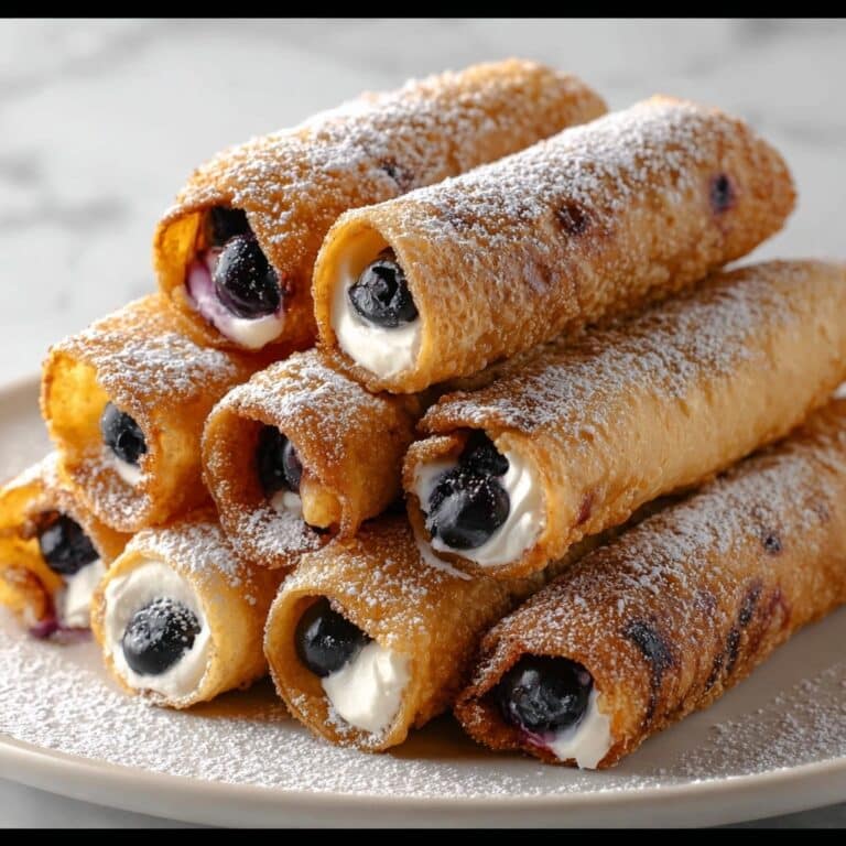 Blueberry French Toast Roll-Ups Recipe